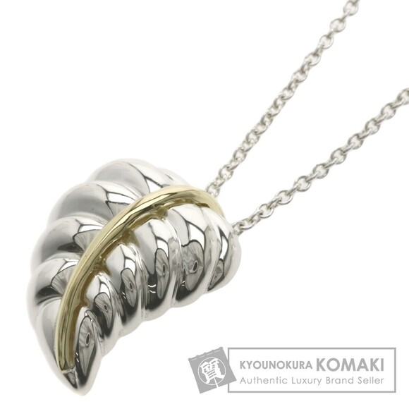 Tiffany Handbags - Tiffany Leaf Necklace Silver Yellow Gold Co